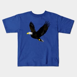 The Power of an Eagle - Blue Kids T-Shirt